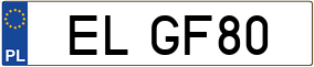 Truck License Plate